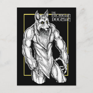 The Michigan Dogman Postcard