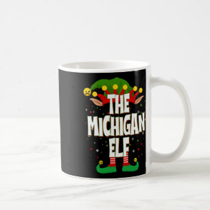 The Michigan Elf Christmas  Coffee Mug