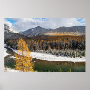 The Middle Fork Of The Flathead River Poster