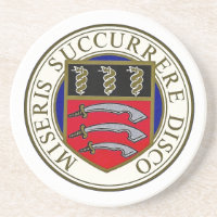 The Middlesex Hospital coaster with logo