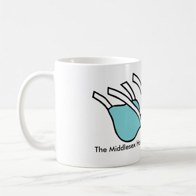 The Middlesex Hospital Dead Ant Mug with title (Left)