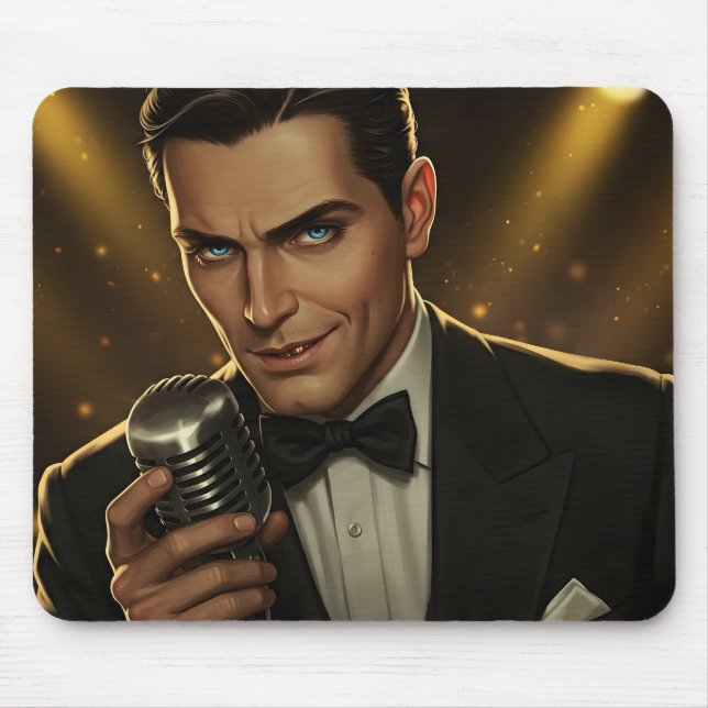 The Midnight Crooner  Mouse Mat (Front)