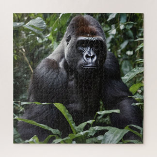 The Midnight Gorilla King: Monarch of the Forest Jigsaw Puzzle
