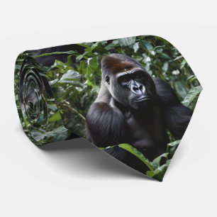 The Midnight Gorilla King: Monarch of the Forest Tie