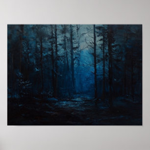 The Midnight Vigil: A Luminous Path Through the Wh Poster