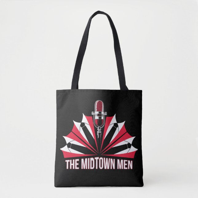 The Midtown Men - New Logo - Black Tote Bag (Front)