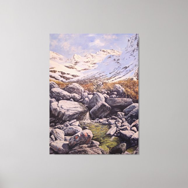 The Might of Mountains and Rocks: wall Art  (Front)