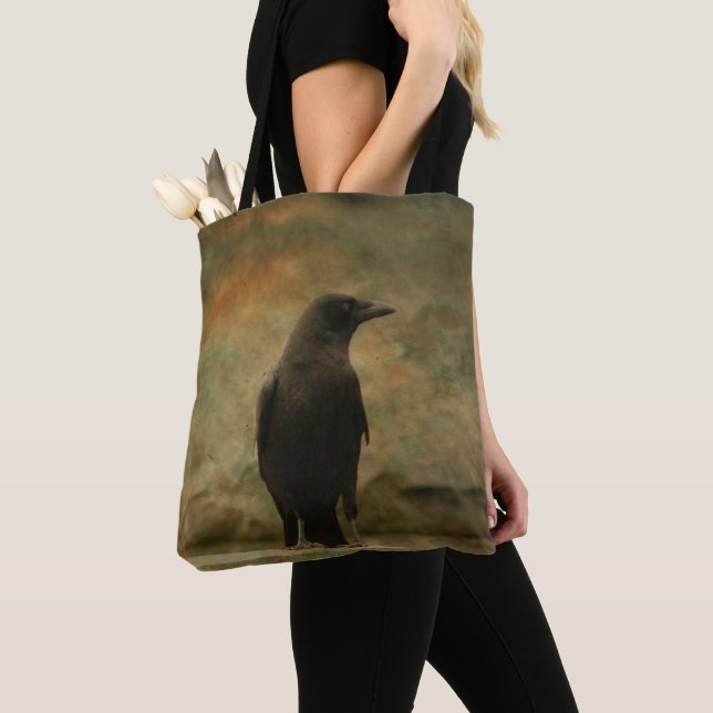 The Mighty Crow Tote Bag (Close Up)