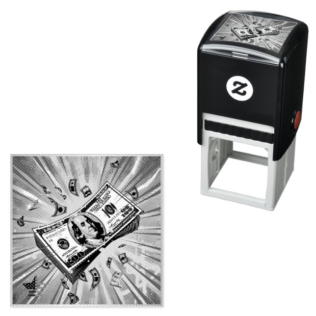 The Mighty Dollar. Self-inking Stamp (In Situ)