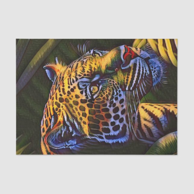 The Mighty Jaguar A Jungle Predator Tissue Paper (Front)