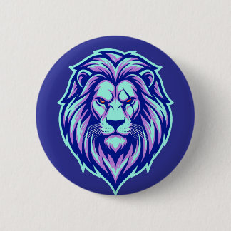The Mighty Lion - High-Voltage Winter-Strike 6 Cm Round Badge