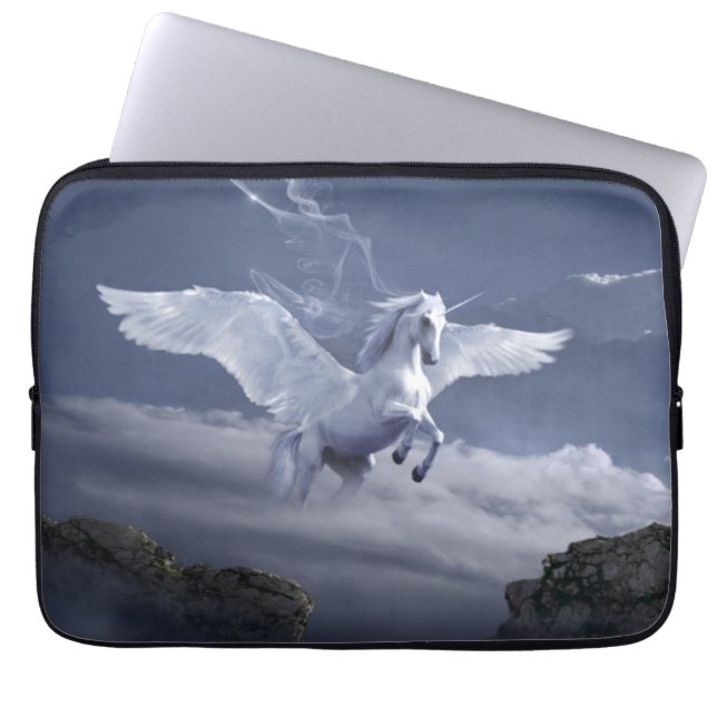 The Mighty Pegacorn (pegasus unicorn)  Laptop Sleeve (Front)