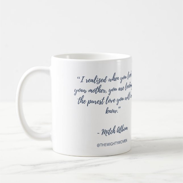 The Mighty Women mug ~ Mitch Albom (Left)