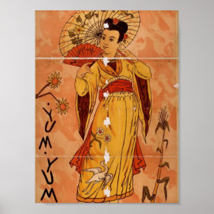 The MIKADO, 'yum yum' Retro Theatre Poster