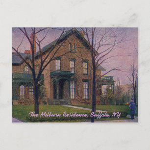 The Milburn Residence Vintage Postcard