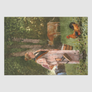 The Milk Maid (Rural Dairy Farm) Tissue Paper