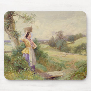 The Milkmaid, 1860 Mouse Mat