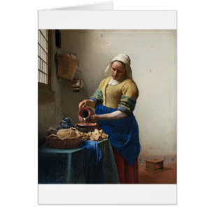 The Milkmaid by Johannes Vermeer