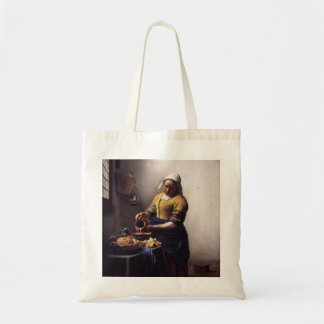 The Milkmaid by Johannes Vermeer Tote Bag