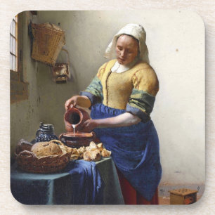 The Milkmaid, c.1658-60 (oil on canvas) Coaster