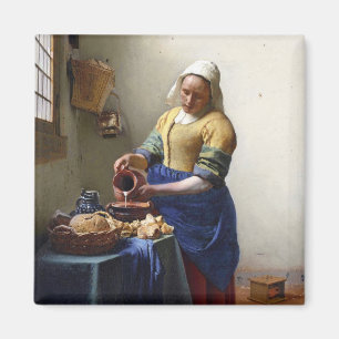 The Milkmaid, c.1658-60 (oil on canvas) Magnet