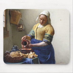 The Milkmaid, c.1658-60 (oil on canvas) Mouse Mat