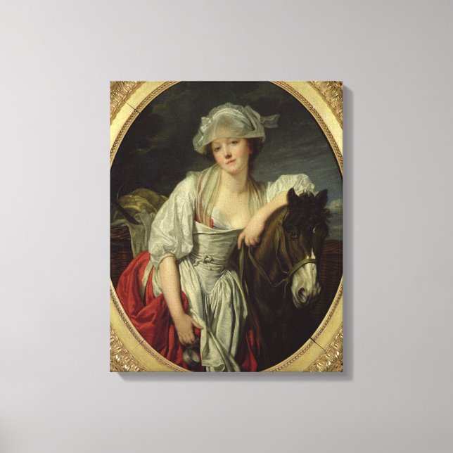 The Milkmaid Canvas Print (Front)