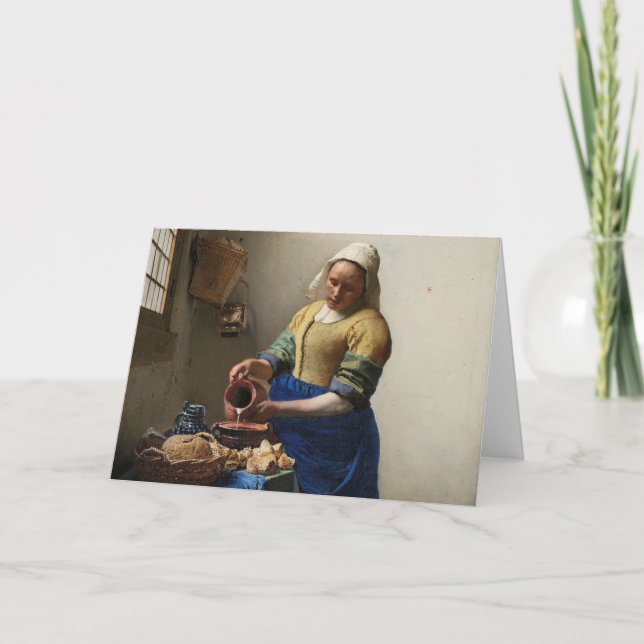 THE MILKMAID CARD (Front)