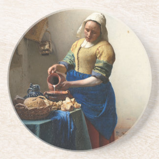The Milkmaid, Jan Vermeer Coaster