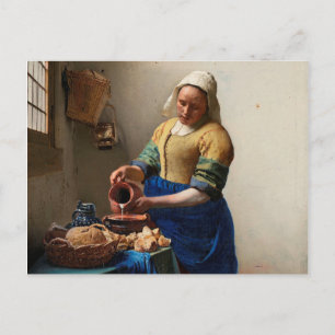 THE MILKMAID POSTCARD