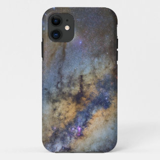 The Milky Way and constellations Scorpius, Sagitta iPhone 11 Case
