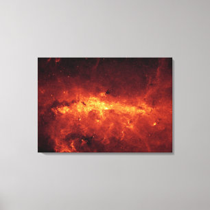 The Milky Way centre aglow with dust Canvas Print