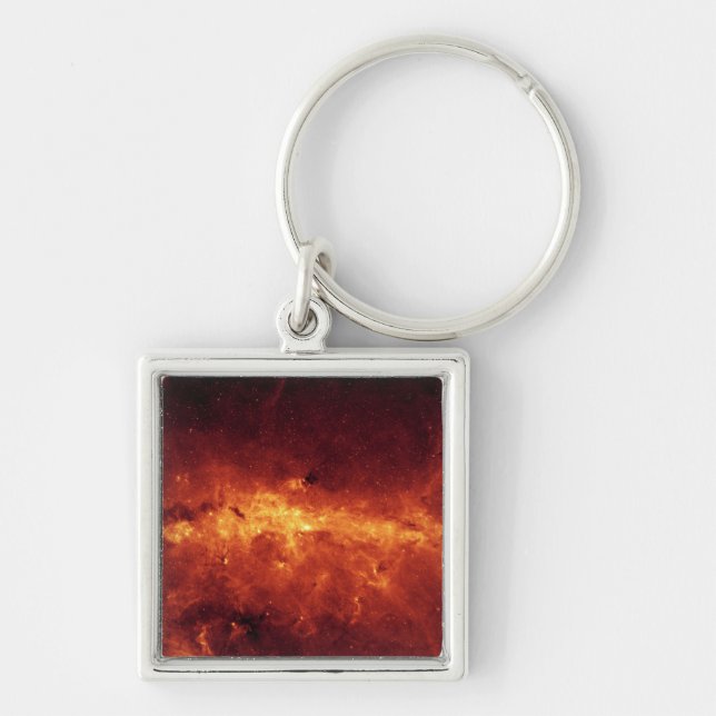 The Milky Way centre aglow with dust Key Ring (Front)