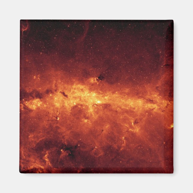 The Milky Way centre aglow with dust Magnet (Front)