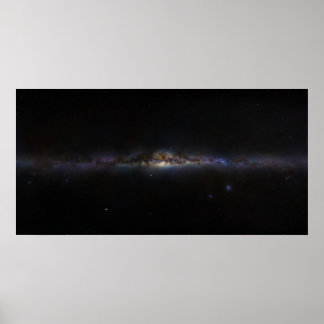 The Milky Way Galaxy As Seen in Planet Earth's Sky Poster