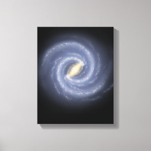 The Milky Way Galaxy Canvas Print