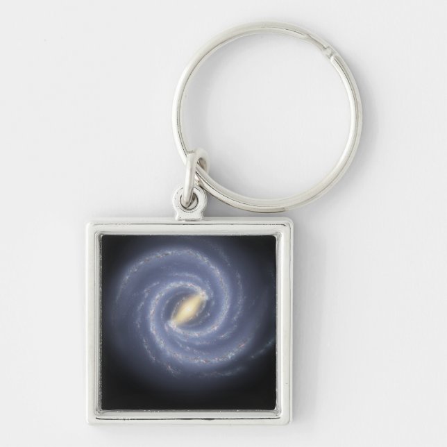 The Milky Way Galaxy Key Ring (Front)