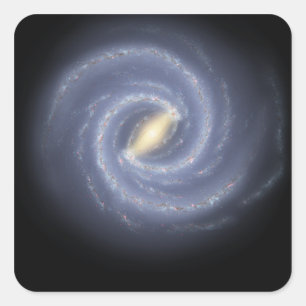 The Milky Way Galaxy Square Sticker