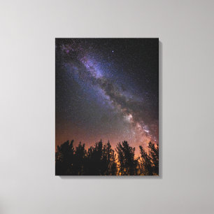 The Milky Way   Rose Valley, California Canvas Print