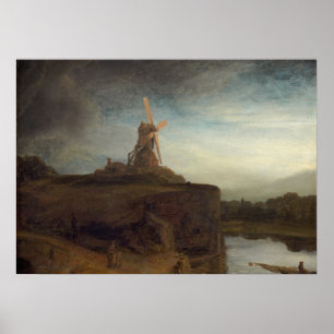 The Mill, 1645- 48 (oil on canvas) Poster