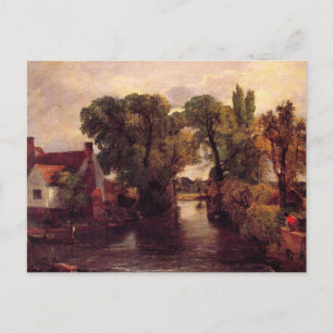 The Mill Stream by John Constable  Postcard