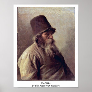 The Miller By Ivan Nikolaevich Kramskoy Poster