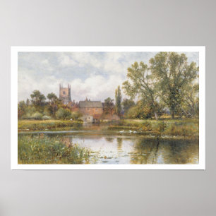 The Millpond, 1901 (oil on canvas) Poster