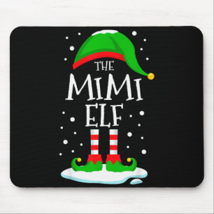 The Mimi Elf Christmas Family Matching Xmas Grandm Mouse Mat