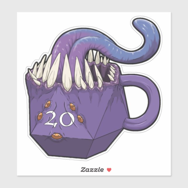 The Mimic Mug Sticker (Sheet)