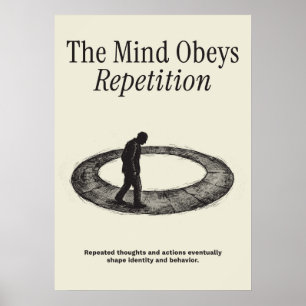 The Mind Obeys Repetition Poster