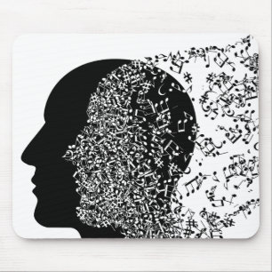 The Mind of Music Mouse Mat
