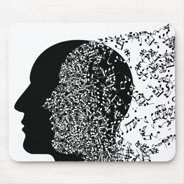 The Mind of Music Mouse Mat (Front)