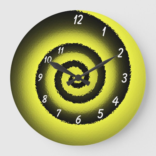 The Mindgoop spiral wall clock (Front)