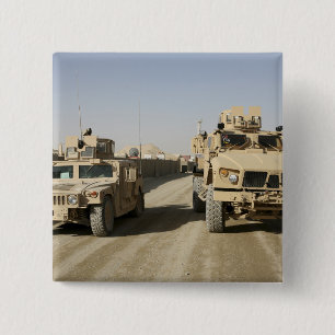 The Mine Resistant Ambush Protected 15 Cm Square Badge